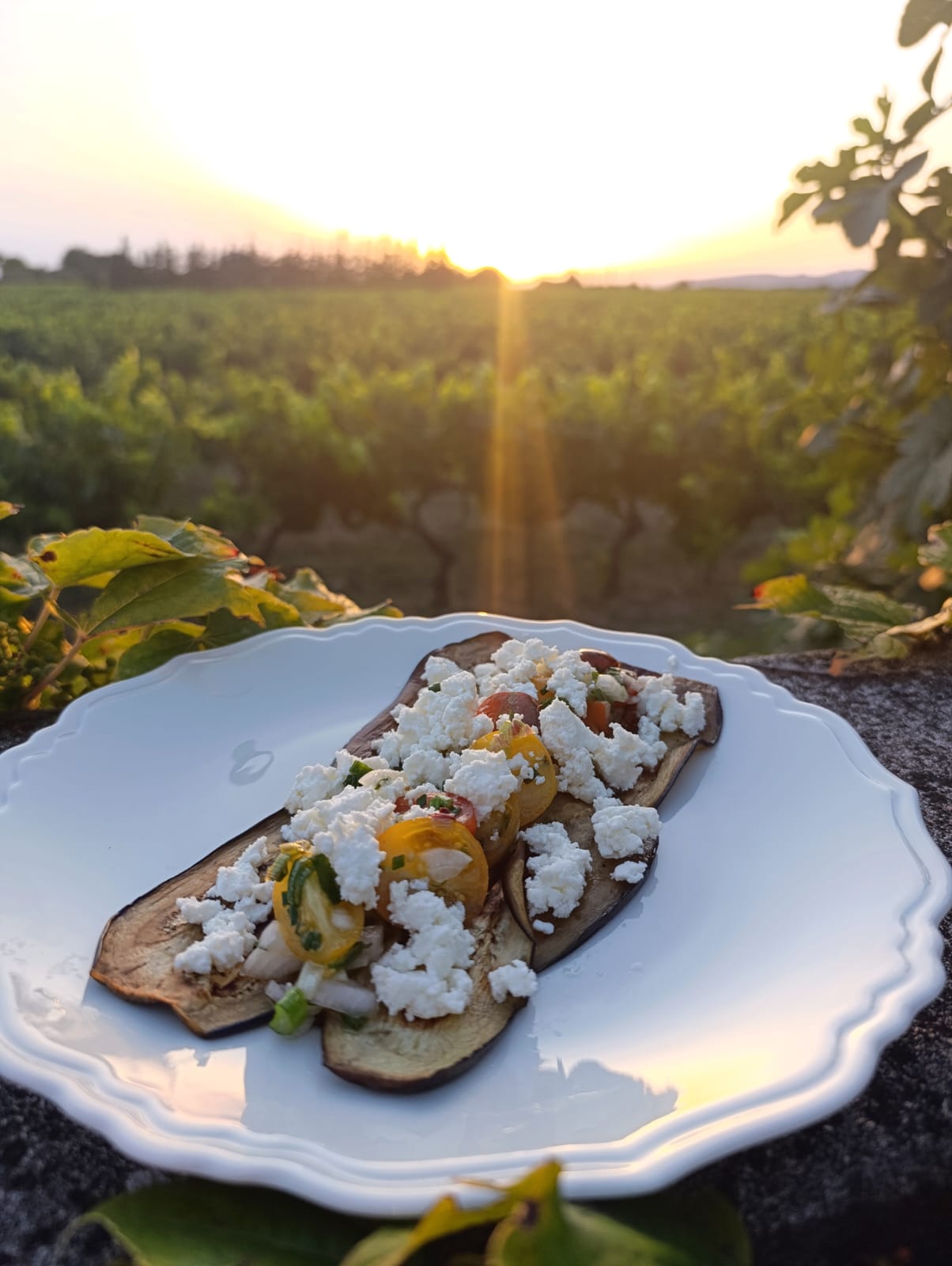 Assiette gastronomique signée Olivier Bergeron