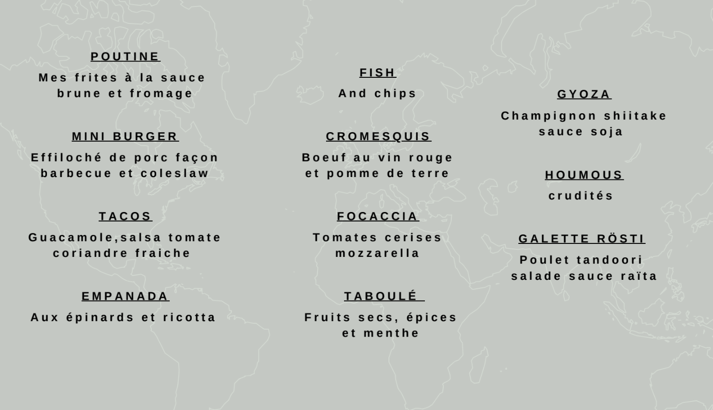 Visuel du Buffet du Monde